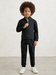 Reiss | 3-9 yrs Interlock Sweatshirt and Trousers Set in Navy Blue