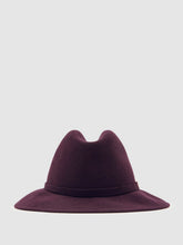 Reiss | Wool Fedora Hat in Burgundy
