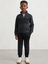 Reiss | 3-9 yrs Interlock Drawstring Joggers in Navy Blue