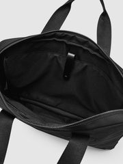 Reiss | Woven Briefcase in Black