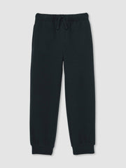 Reiss | Cotton-Blend Textured Cuffed Joggers in Navy