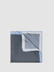 Reiss | Geo Chain Detail Pocket Square in Navy