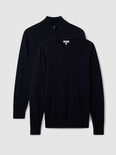 Reiss | Pack of Two Merino Wool Jumpers in Navy
