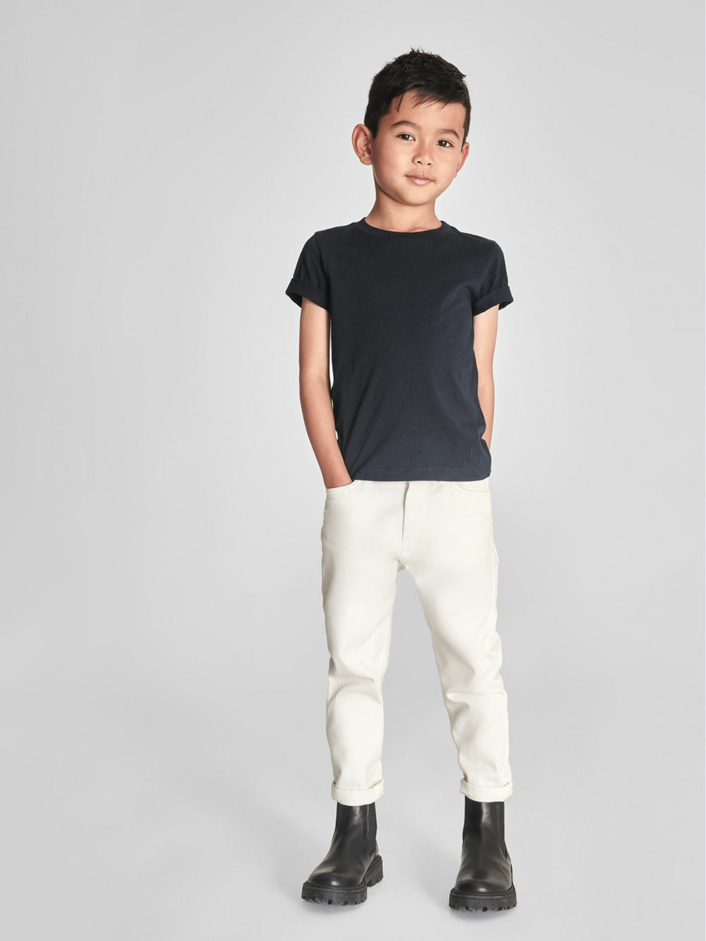 Reiss | 4-9 yrs Crew Neck T-Shirt in Navy