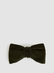Reiss | Velvet Bow Tie in Emerald