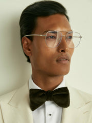 Reiss | Velvet Bow Tie in Emerald