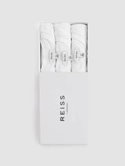 Reiss | 9-13 yrs Three Pack Of Crew Neck T-Shirts in White