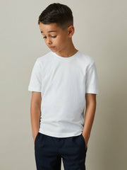 Reiss | 9-13 yrs Three Pack Of Crew Neck T-Shirts in White