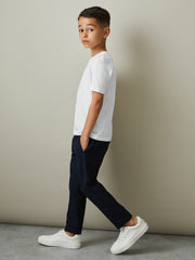 Reiss | 3-9 yrs Three Pack Of Crew Neck T-Shirts in White