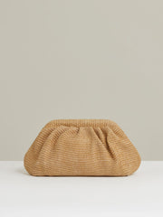 Reiss | Raffia Clutch Bag in Natural