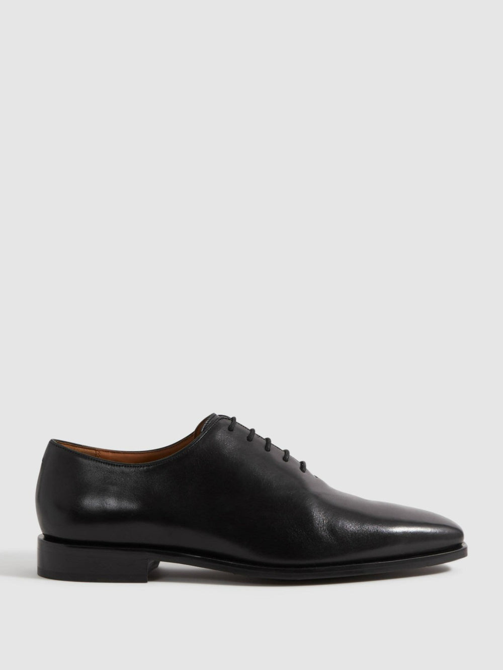 Reiss | Leather Lace-Up Shoes in Black
