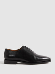 Reiss | Leather Lace-Up Shoes in Black