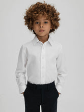 Reiss | 3-9 yrs Slim Fit Cotton Shirt in White