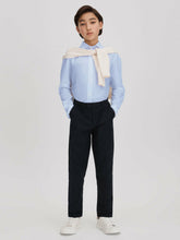 Reiss | 3-9 yrs Slim Fit Cotton Shirt in Soft Blue