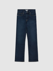 Reiss | Good American Slim Fit Cropped Jeans in Blue