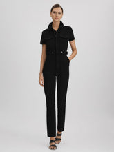 Reiss | Good American Denim Jumpsuit in Black
