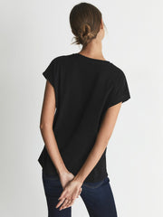 Reiss | Cotton-jersey T-shirt in Black