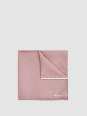 Reiss | Plain Silk Pocket Square in Pink