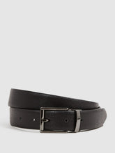 Reiss | Reversible Leather Belt in Black/Brown