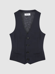 Reiss | 4-9 yrs Modern Fit Waistcoat in Navy
