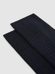 Reiss | Ribbed Socks in Navy