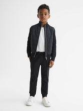 Reiss | 3-9 yrs Hybrid Zip Through Quilted Jacket in Navy