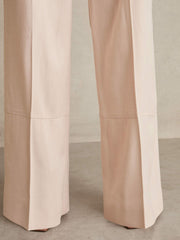 Reiss | Petite Wide-Leg Suit Trousers in Pink