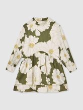 Reiss | 13-14 yrs Floral-Print Swing Dress in Green