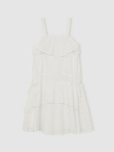 Reiss | 13-14 yrs SmileyWorld Broderie Logo Dress in Ivory