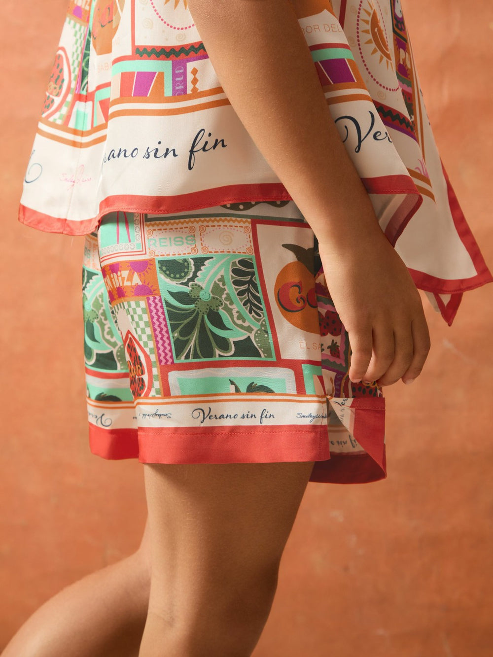 Reiss | 9-13 yrs SmileyWorld Motif-Print Shorts in Multi