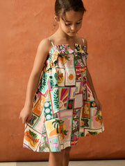 Reiss | 9-13 yrs SmileyWorld Motif-Print Dress in Multi