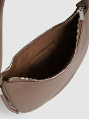 Reiss | Leather Rope Strap Shoulder Bag in Neutral