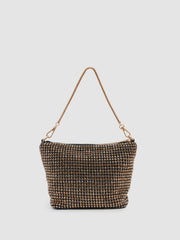 Reiss | Crystal Bracelet Pouch Bag in Gold