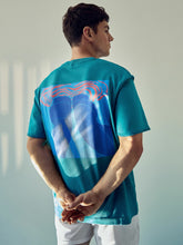 Reiss | | Tom Daley Graphic-Print T-Shirt in Teal Green