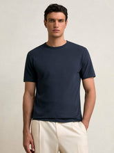 Reiss | Stretch-Cotton Crew-Neck T-Shirt in Navy