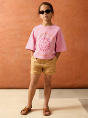 Reiss | 13-14 yrs SmileyWorld | Sun-Print T-Shirt in Pink