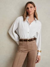Reiss | Cotton Button Through Oxford Shirt in White