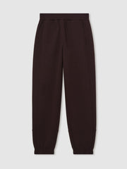 Reiss | Tapered Elasticated-Waist Joggers in Plum