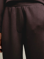 Reiss | Tapered Elasticated-Waist Joggers in Plum