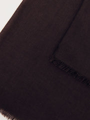 Reiss | Wool-Cashmere Lightweight Scarf in Burgundy