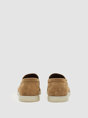 Reiss | Suede Slip-On Loafers in Stone