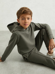 Reiss | 3-9 yrs Interlock Drawstring Joggers in Dark Sage