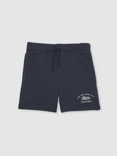 Reiss | 13-14 yrs Cotton Blend Motor Cars Sweat Shorts in Washed Blue