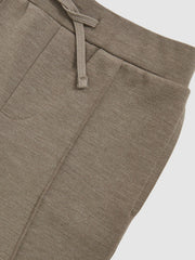 Reiss | 3-9 yrs Interlock Drawstring Joggers in Taupe Brown
