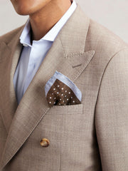 Reiss | Pocket Squares in Chocolate Brown