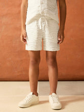 Reiss | 9-13 yrs SmileyWorld Wave Texture Shorts in White