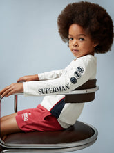 Reiss | 9-13 yrs Superman Cotton Logo T-Shirt in White