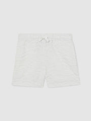 Reiss | 13-14 yrs SmileyWorld Wave Texture Shorts in White