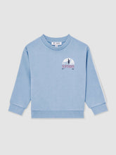 Reiss | 13-14 yrs Superman Logo Print Sweatshirt in Light Blue