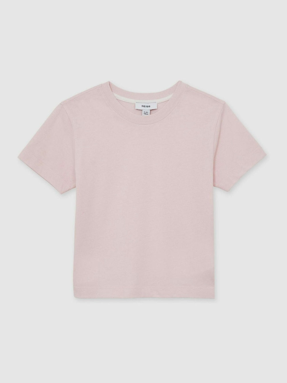 Reiss | 13-14 yrs Cotton Crew Neck T-Shirt in Pink